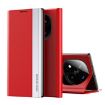 Xiaomi Redmi Note 14 Pro+ 5G Red Leather Phone Case Electroplated - 1