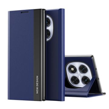 Xiaomi Redmi Note 14 Pro 5G Leather Case Dark Blue Electroplated - 1