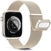 Apple Watch 7 41mm Starlight Milan Magnetic Steel Mesh Band - 3