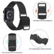 Apple Watch 5 44mm Blue Milan Double Magnetic Steel Mesh Band - 5