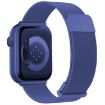 Apple Watch 4 44mm Blue Milan Double Magnetic Steel Mesh Band - 2
