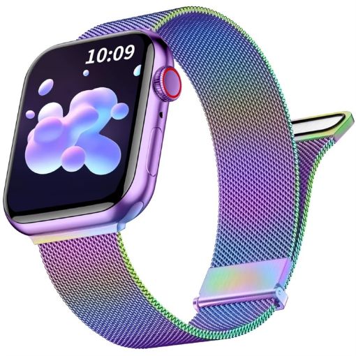 Apple Watch 3 42mm Milan Double Magnetic Steel Mesh Band (Color) - 1