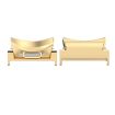 Samsung Galaxy Watch4/4 Classic 46mm Gold Metal Band Connector 22mm - 1