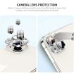 iPhone 15/15 Plus Camera Lens Protector - Aluminum & Glass, Light Purple - 3