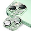 iPhone 15/15 Plus Green Camera Lens Protector - ENKAY Hat-Prince Blink Diamond - 1