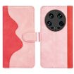 Xiaomi 14 Ultra Red Leather Flip Phone Case - Horizontal Stitching - 2