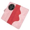 Xiaomi 14 Ultra Red Leather Flip Phone Case - Horizontal Stitching - 4
