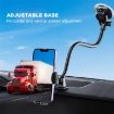 Universal Truck Bus Dashboard Phone Holder - Flexible Suction Cup (Black) - 6