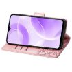 Ulefone Note 15 Rose Gold Butterfly Love Flower Leather Case - 4