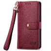 Xiaomi 14 Ultra Red Leather Phone Case with Love Zipper Lanyard - 2