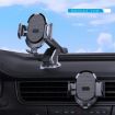 D33 Car Phone Holder - Air Vent Clip & Suction Cup Base, Gravity Sensing - 2