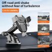 Auto Locking Car Phone Mount Holder - Telescopic Suction Cup, Black - 5