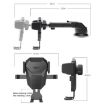 Red Auto Locking Car Phone Mount - D25+105+K5 Telescopic Suction Cup Holder - 2