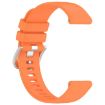Garmin Vivoactive 4S Orange Silicone Watch Band with Silver Buckle - 4