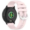 Garmin Vivoactive 4S Pink Silicone Watch Band with Silver Buckle - 2