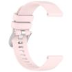 Garmin Vivoactive 4S Pink Silicone Watch Band with Silver Buckle - 4