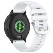 Garmin Vivoactive 4S White Silicone Watch Band with Silver Buckle - 2