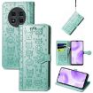 Ulefone Note 15 Green Cat & Dog Embossed Leather Phone Case - 1