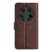 Xiaomi 14 Ultra Brown Leather Flip Case with Dual-Side Magnetic Buckle - 3