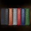 Ulefone Note 15 Green Magnetic Leather Phone Case - Cubic Grid Design - 8