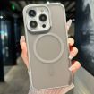 iPhone 12 Pro Max Grey Transparent TPU Hybrid PC Magsafe Case - 1