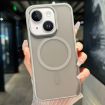 iPhone 14 Plus Grey Transparent TPU Hybrid PC Magsafe Case - 1