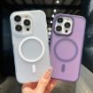 iPhone 15 Pro Blue Transparent TPU Hybrid PC Magsafe Case - 3