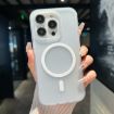 iPhone 16 Pro Transparent TPU Hybrid PC Magsafe Case - White - 1