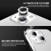 iPhone 15/15 Plus ENKAY AR Anti-reflection Pink Camera Lens Glass Film - 2