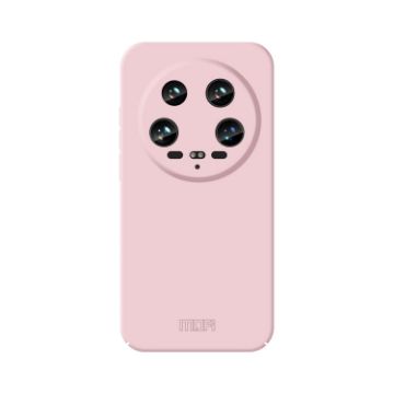 Xiaomi 14 Ultra MOFI Qin Series Pink PC Phone Case - Skin Feel Cover - 1
