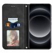 Xiaomi 14 Ultra Black Retro Leather Magnetic Flip Phone Case - 3
