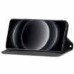 Xiaomi 14 Ultra Black Retro Leather Magnetic Flip Phone Case - 4
