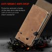 Xiaomi 14 Ultra Black Retro Leather Magnetic Flip Phone Case - 5
