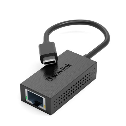 WAVLINK NWU327GC Type-C to RJ45 Gigabit Ethernet LAN Adapter - 1