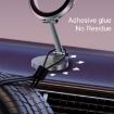 G118 1080 Rotating Magnetic Phone Holder Car Mount - Grey - 5