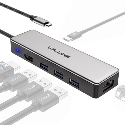 WAVLINK UHP3413 6-in-1 4K Thunderbolt 3 USB-C Hub Docking Station - 1