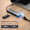 WAVLINK UHP3413 6-in-1 4K Thunderbolt 3 USB-C Hub Docking Station - 5