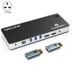 WAVLINK UTD21H 11-in-1 4K Dual DisplayPort Thunderbolt 3 Dock UK Plug - 1