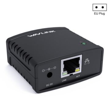 WAVLINK NU72P11 100Mbps USB 2.0 Network Print Server EU Plug Adapter - 1