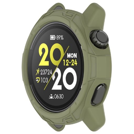 COROS Pace 3 Green TPU Watch Protective Case - Armored Semi-Enclosed - 1