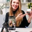JMARY MT25 Portable Black Selfie Stick & Flexible Octopus Tripod with Holder - 5
