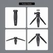 JMARY MT-20 Mini Portable 360 Ball Head Selfie Stick Tripod Holder - 3