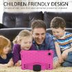 Blackview Tab 60 8.7" 2023 Tablet Case, Honeycomb EVA, Strap, Rose Red/Black - 6