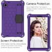 Alcatel Joy Tab2/3T 8.0 Honeycomb EVA Hybrid Tablet Case Strap Purple - 2