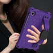 Alcatel Joy Tab2/3T 8.0 Honeycomb EVA Hybrid Tablet Case Strap Purple - 5