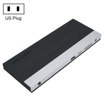 WAVLINK WL-UMD01 USB3.0 Docking Station with Ethernet & DP (US Plug) - 1
