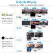 WAVLINK WL-UMD04 USB-C to HD/DVI/VGA Converter Type-C Hub Adapter - 4