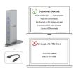 WAVLINK WL-UG39DK7 USB3.0 Hub Adapter Docking Station - UK Plug - 8