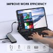 WAVLINK WL-UHP3411 10G Hub: 4-in-1 Type-C to 4 USB-C 3.2 Gen2 Adapter - 6