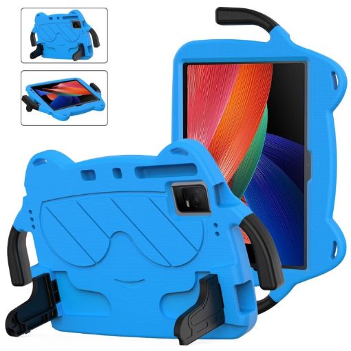 TCL Tab 11 9466x3 Shockproof Tablet Case Sky Blue+Black EVA Hard PC - 1